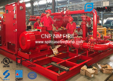 3500GPM /120PSI Skid Mounted Fire Pump Ductile Cast Iron Casing UL FM Listed