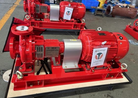 Bơm hút cuối 100 GPM Động cơ điện Bơm cháy được liệt kê UL