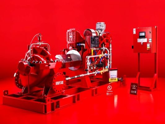 Bộ máy bơm cháy động cơ diesel UL FM Bộ máy bơm chữa cháy vỏ chia ngang