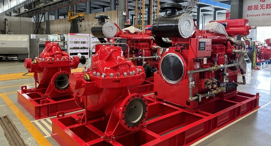 NFPA 20 Máy bơm chữa cháy tiêu chuẩn để chống cháy cao cấp 110-284PSI Head 4500GPM
