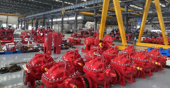 Bộ bơm động cơ diesel xả 14 inch với kết cấu chịu tải nặng và lưu lượng định mức 7000GPM