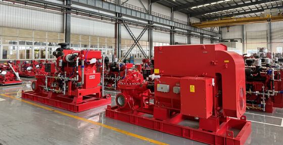 SCF200-150-640 động cơ diesel được điều khiển bơm cháy hộp chia 3000 GPM, UL / FM chứng nhận