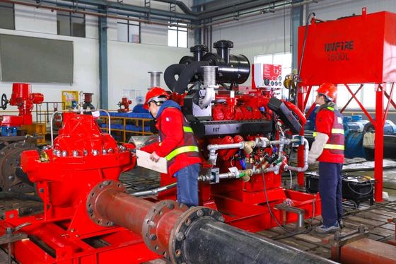 2000GPM Động cơ diesel Động cơ ly tâm Split Case Fire Pump