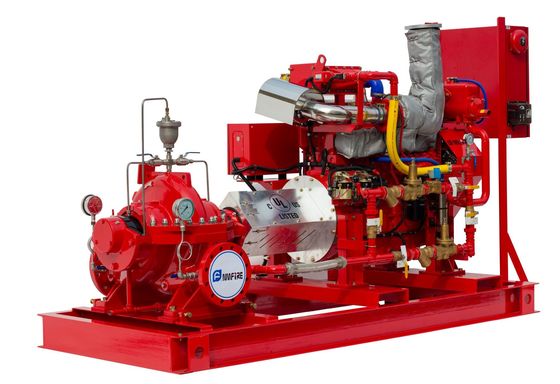 5000GPM 174PSI Động cơ diesel UL FM Máy bơm cháy với bộ điều khiển Tornatech Máy bơm cháy chạy bằng động cơ diesel