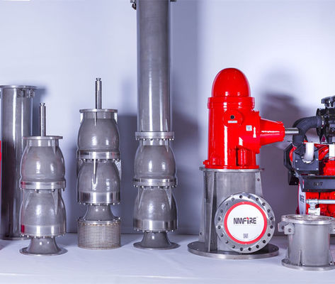 UL Danh sách bơm lửa tua-bin dọc Diesel chạy 3000GPM 139PSI Dầu hóa dầu hóa học